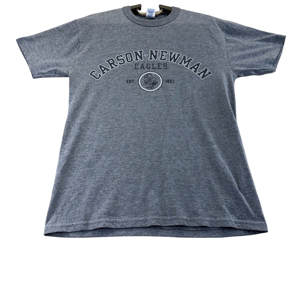 Russell Athletic T-Shirt Mens Small Gray Carson-Newman Eagles Graphic Tee
